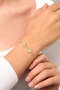 Heliophilia Silver Pulsera CBL9916 Dorada de Metal